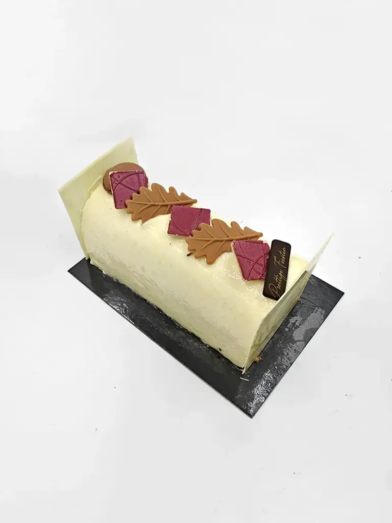 Vanille mousse kerststronk