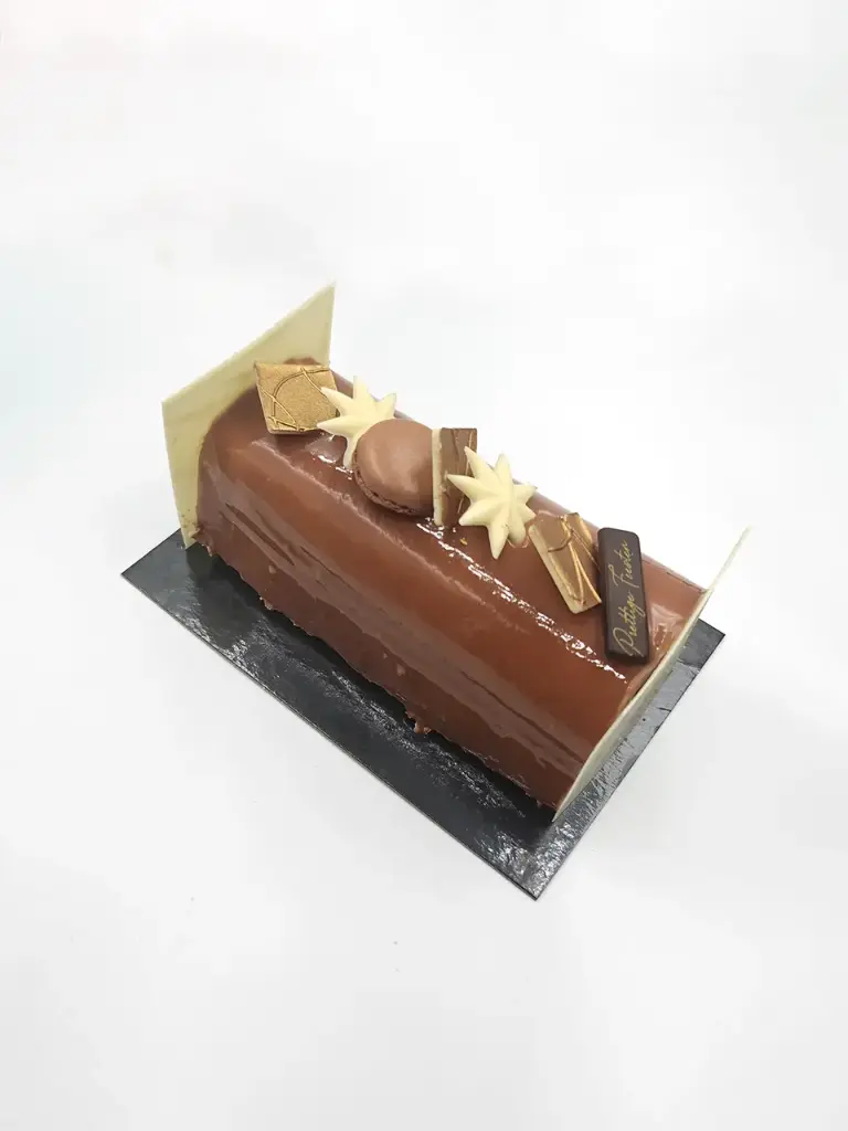 Melkmousse kerststronk